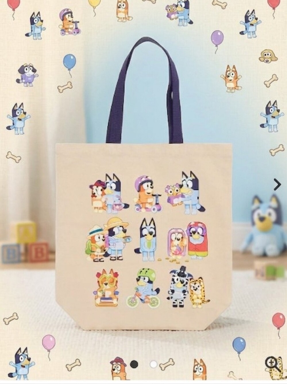 Bluey Bingo Playtime Tote Bag